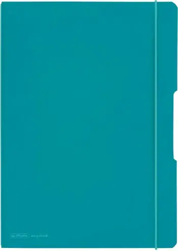 Bllok shënimesh herlitz my.book flex A4, 2x40 fletë, kapak plastik, turquoise