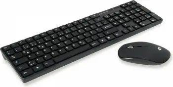 Tastierë wireless me maus Conceptronic, QWERTZ, 109 taste, nano receiver, e zezë