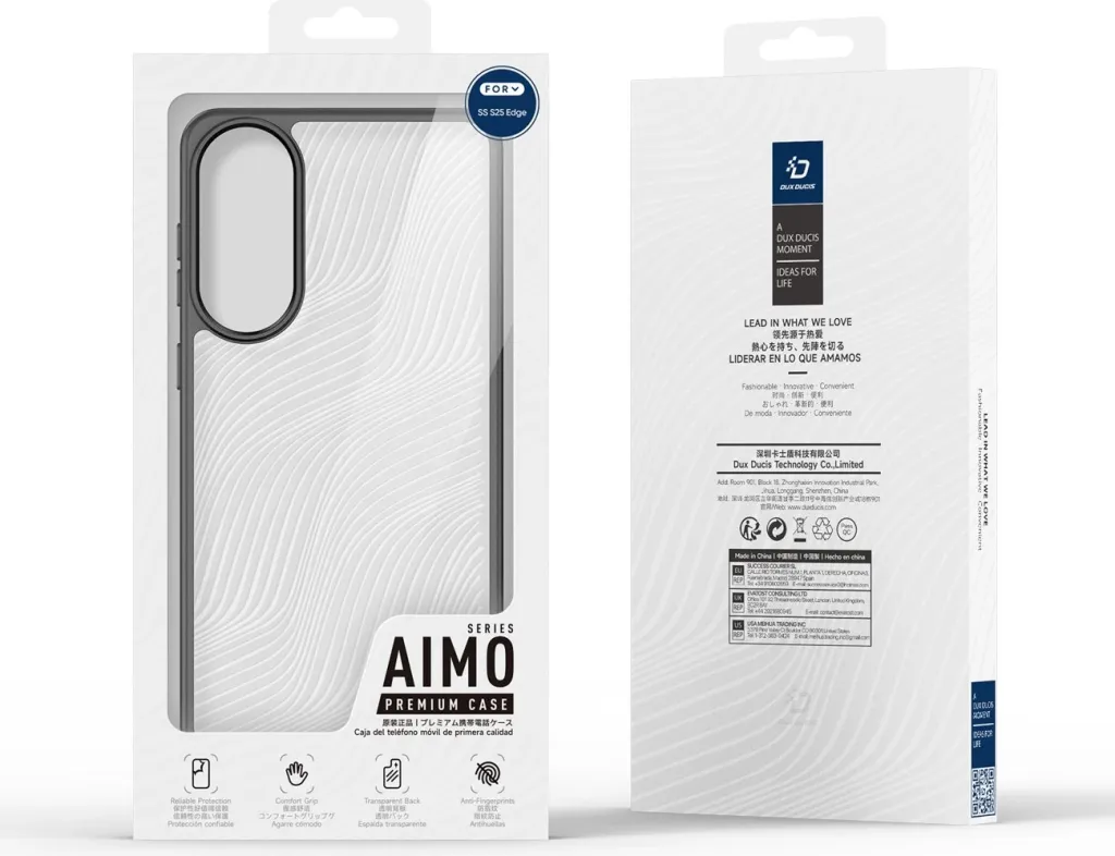 Mbështjellës Dux Ducis Aimo për Samsung Galaxy S25 Edge, i zi - 6