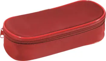 Mbështjellës lapsash PAGNA 22510-03, najlon, i kuq, me zinxhir