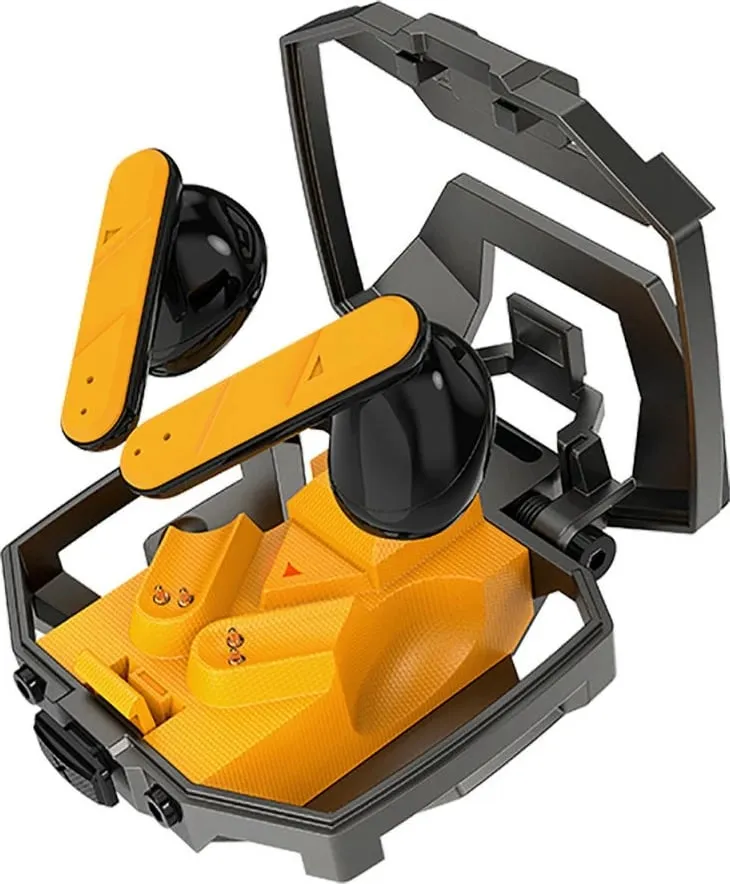 Kufje gaming 4smarts 540288, Wired, 20 - 20000 Hz, e verdhë - 1