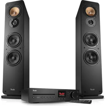 Altoparlantë Teufel Ultima 40 Kombo 3 me receiver, e zezë