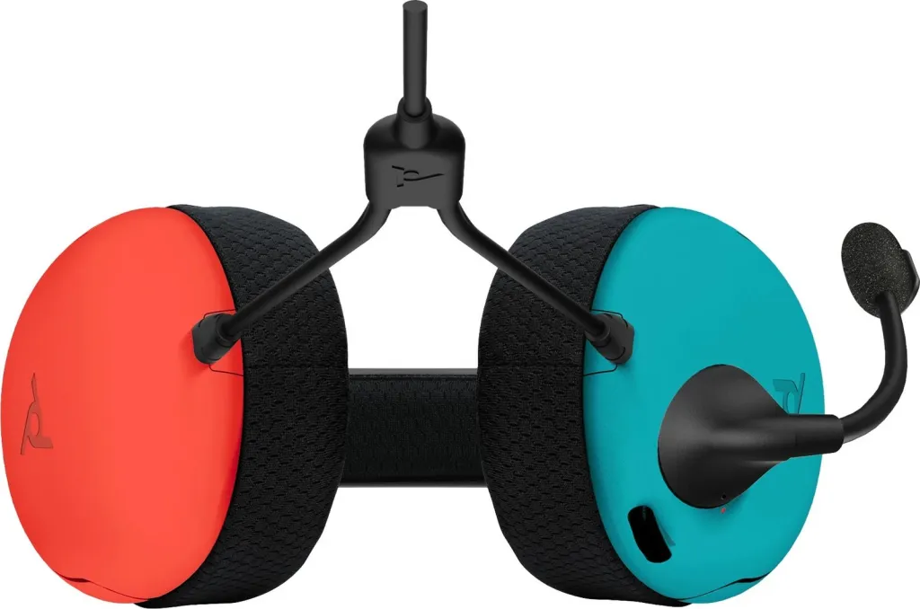 Kufje gaming PDP LVL40 Stereo, Nintendo Switch, blu/kuqe - 2