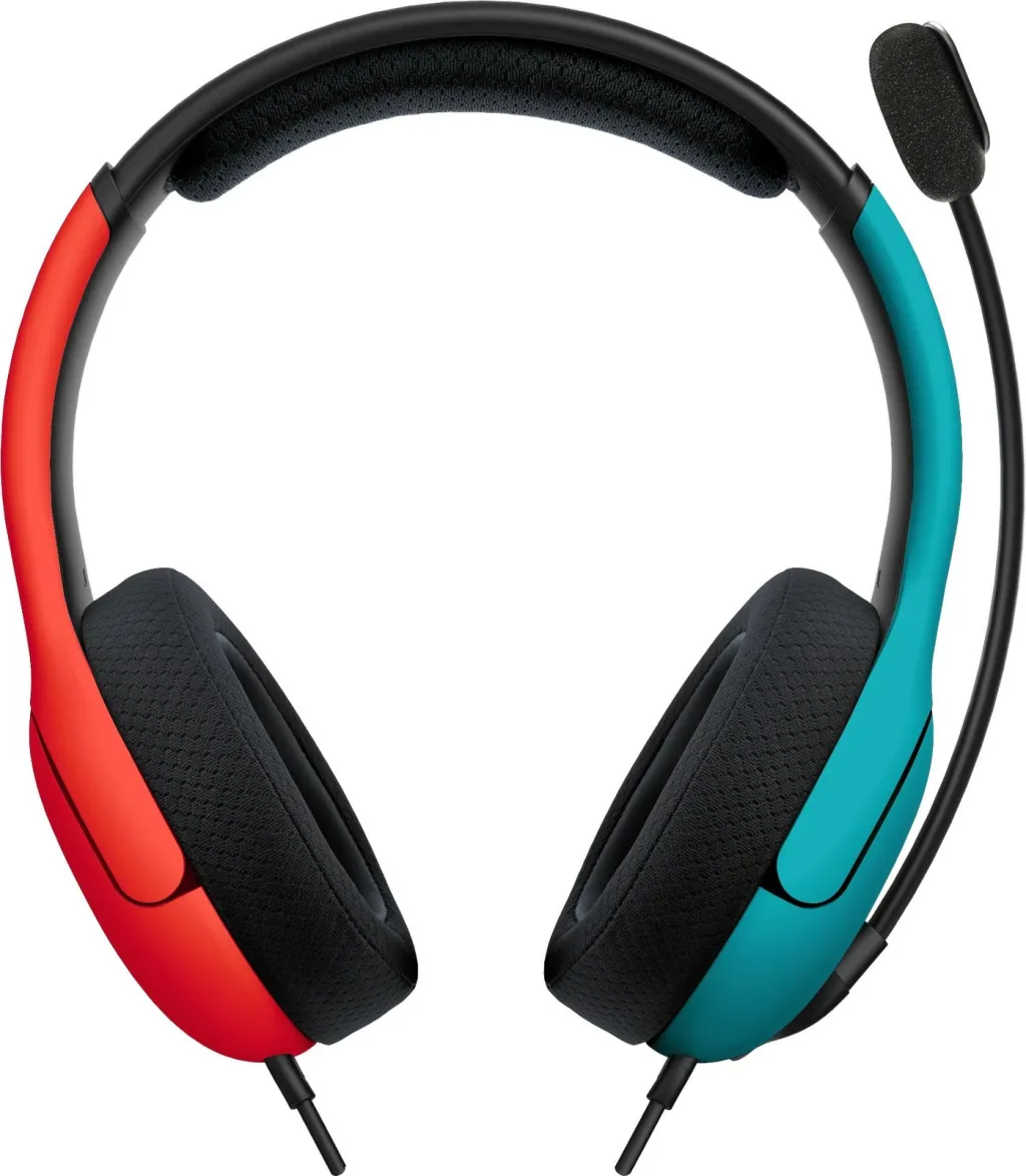 Kufje gaming PDP LVL40 Stereo, Nintendo Switch, blu/kuqe - 3