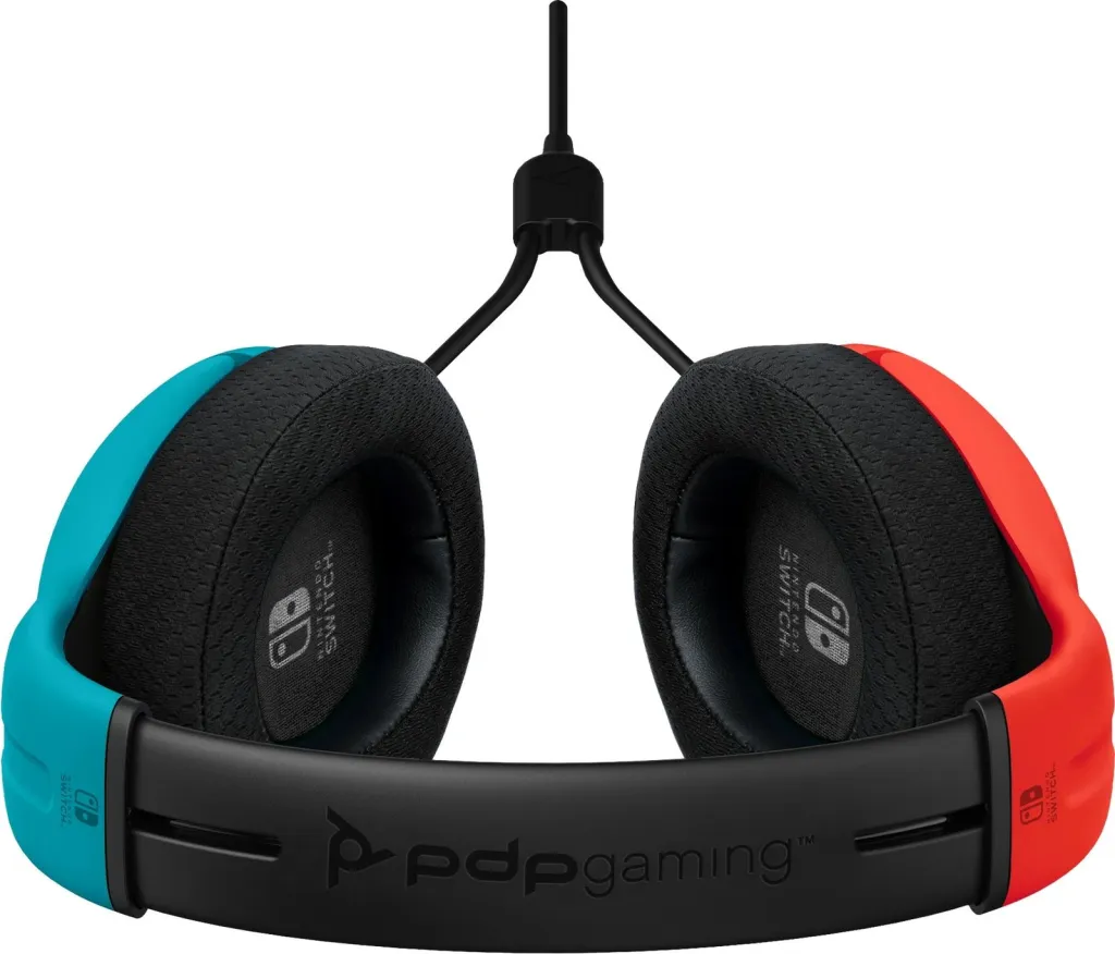 Kufje gaming PDP LVL40 Stereo, Nintendo Switch, blu/kuqe - 4