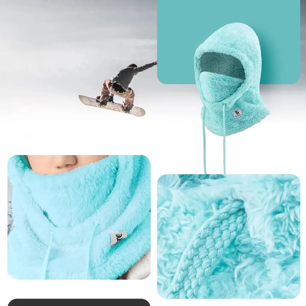 Balaklavë Qunature Arctic Velvet, L, mint - 5