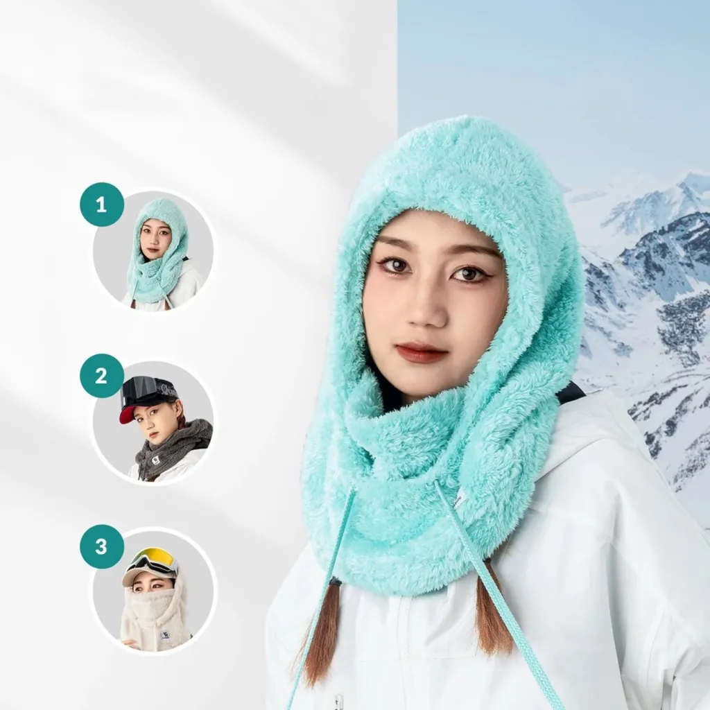 Balaklavë Qunature Arctic Velvet, L, mint - 7