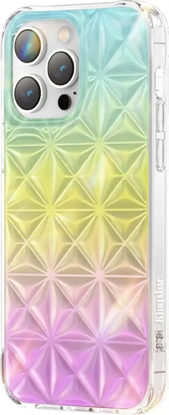 Mbështjellës Kingxbar Miya Series për iPhone 14 Pro Max, shumëngjyrësh (rainbow)
