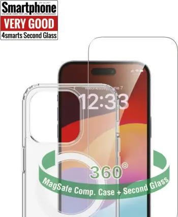 Mbështjellës 4smarts 540604, Apple iPhone 15 Pro, 15.5 cm (6.1"), Transparent