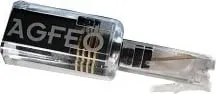 Adapter rrjeti AGFEO Untangler 5 copë, transparent - 1