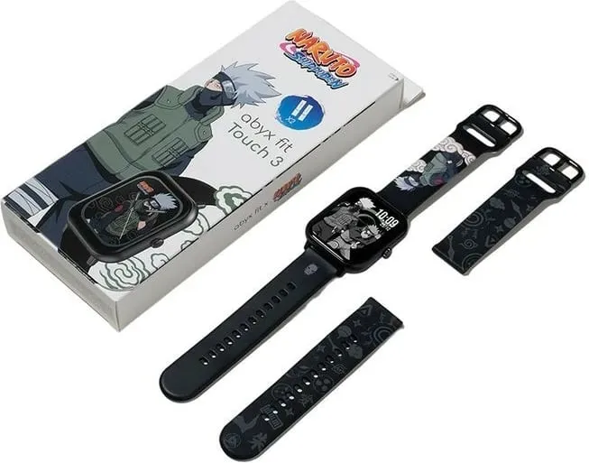 Smartwatch abyx Fit Touch 3 Kakashi Hatake, 1.83", IP67, Bluetooth 5.1, e zezë - 2