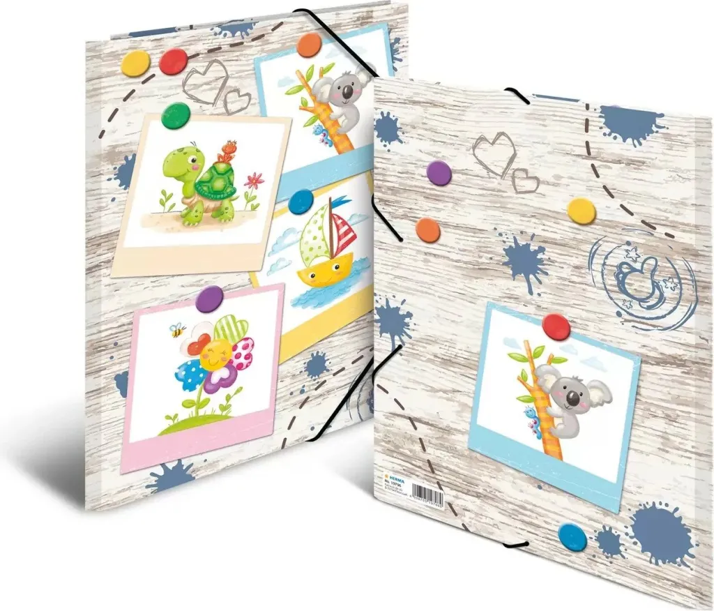 Dosje elastike HERMA Kindergarten Sandbox Friends, A3, karton i qëndrueshëm, me printim të brendshëm - 4