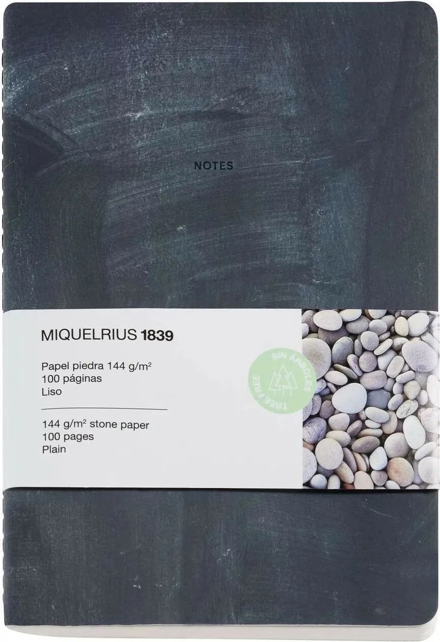 Fletore MAUL Miquelrius STONE PAPER A5, 50 fletë, e zezë - 1