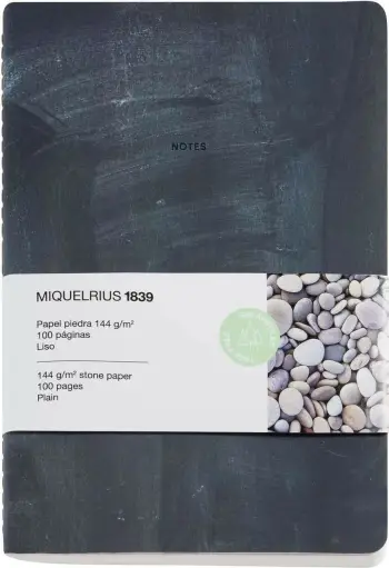 Fletore MAUL Miquelrius STONE PAPER A5, 50 fletë, e zezë