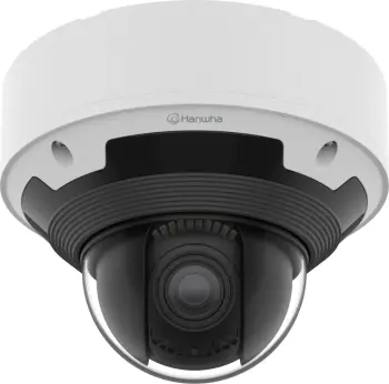 Kamerë dome Hanwha Wisenet XNV-6083Z, 2MP, PoE, IP66/67, IK10, bardhë/zi