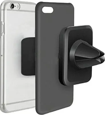 Mbajtës pasiv magnetik 2GO 795466 për celular, 360°, për veturë, zi/gri - 2