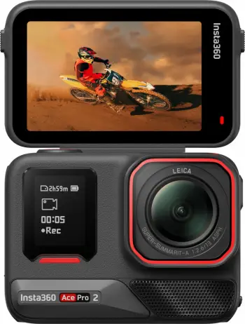 Kamerë aksioni Insta360 Ace Pro 2, 8K Ultra HD, 48MP, e zezë