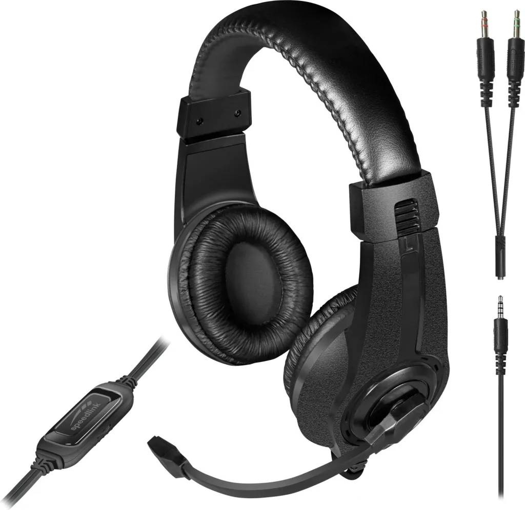 Kufje Speedlink LEGATOS, Wired, Gaming, 220 g, Zezë - 1
