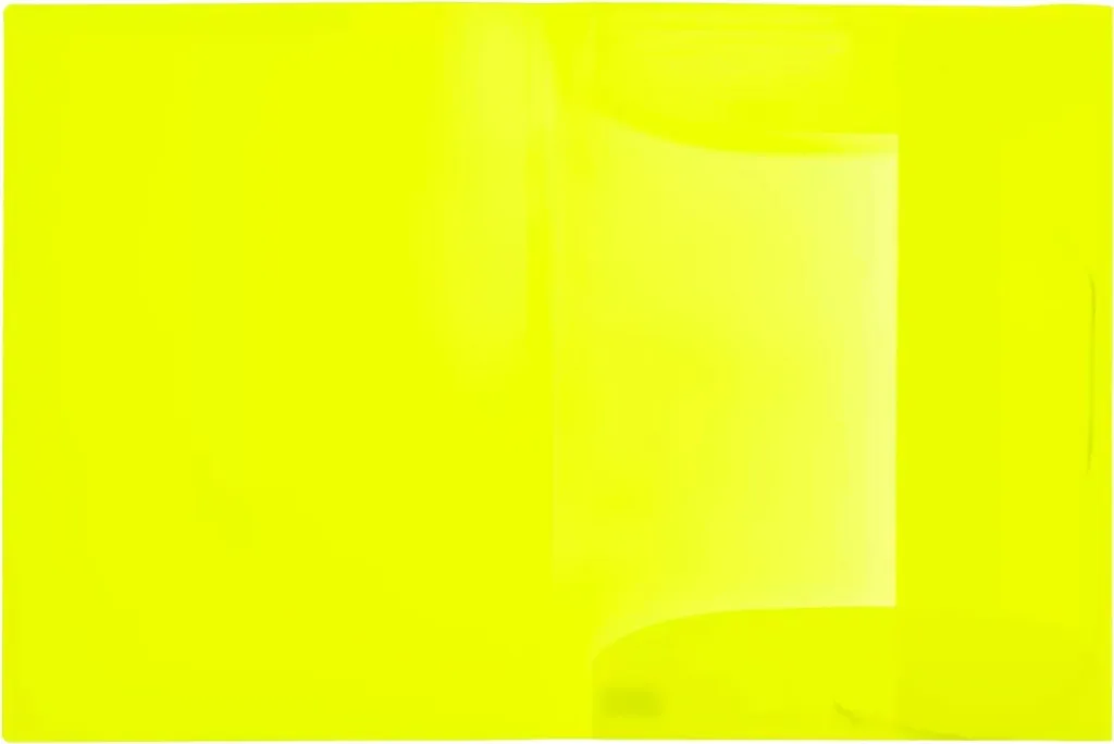 Dosje portfolio HERMA 19696 A3, plastikë transparente, set 3 copë, neon e verdhë - 3