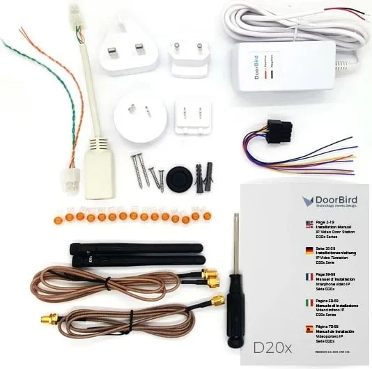 Set pjesësh rezervë DoorBird D20x, për DoorBird, multikolor - 1