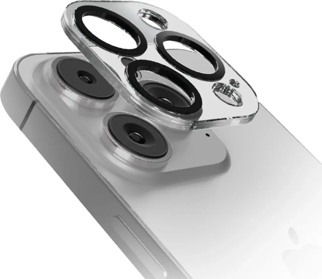 Xham i temperuar SBS D3O për kamerë iPhone 14 Pro / 14 Pro Max, Transparent - 1