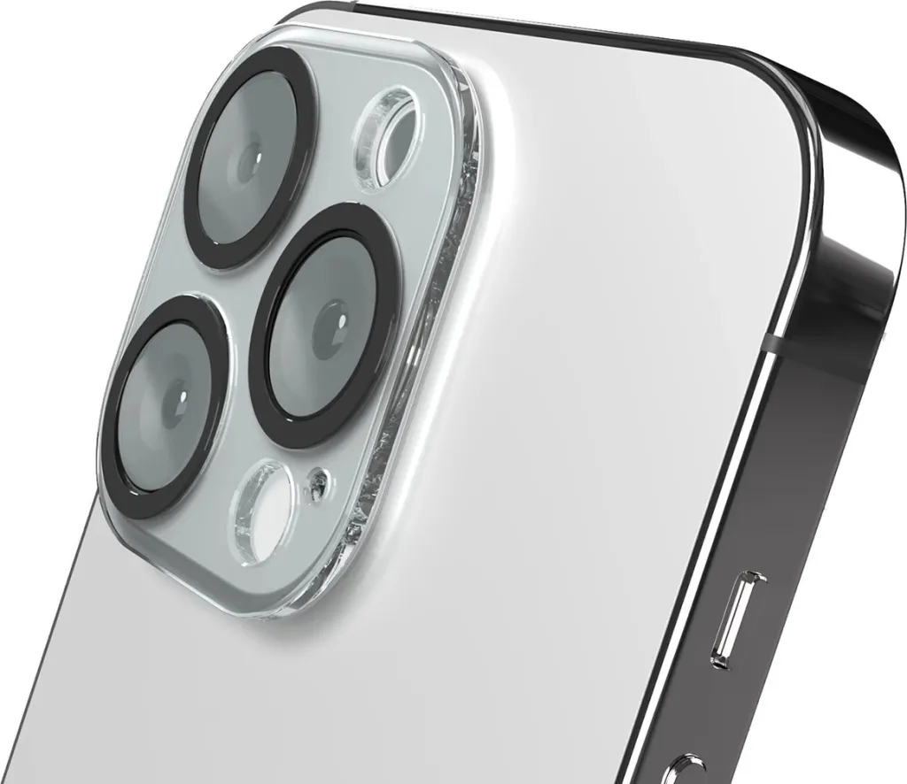 Xham i temperuar SBS D3O për kamerë iPhone 14 Pro / 14 Pro Max, Transparent - 4
