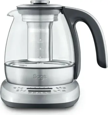 Çajnik elektrik Sage Smart Tea infuser compact, 1L, 5 temperatura, inoks
