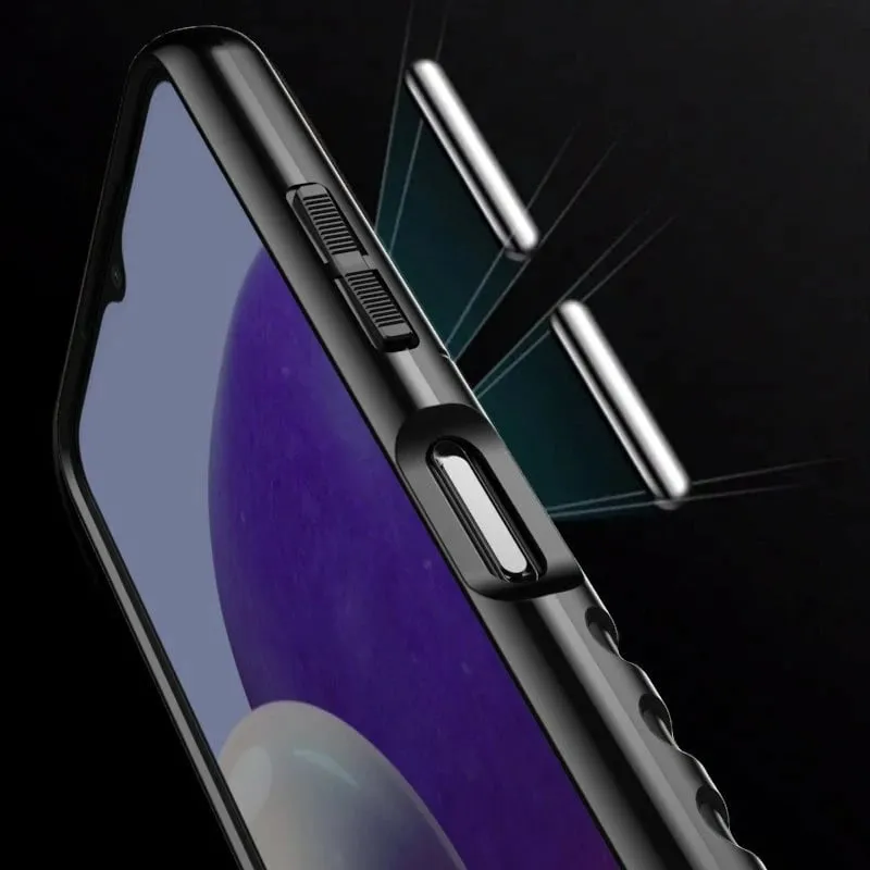 Mbështjellës Hurtel Thunder Case për Samsung Galaxy A22 5G, i zi - 11