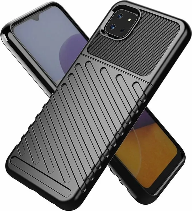 Mbështjellës Hurtel Thunder Case për Samsung Galaxy A22 5G, i zi - 13