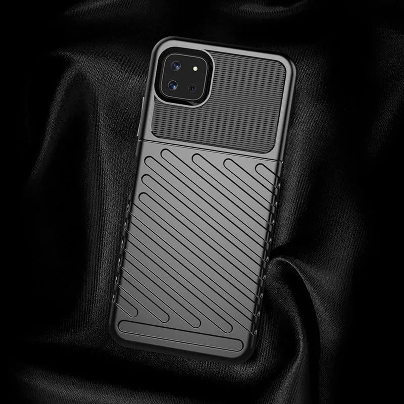 Mbështjellës Hurtel Thunder Case për Samsung Galaxy A22 5G, i zi - 3