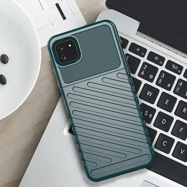 Mbështjellës Hurtel Thunder Case për Samsung Galaxy A22 5G, i zi - 5