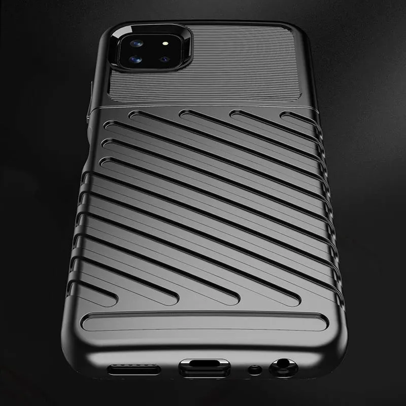 Mbështjellës Hurtel Thunder Case për Samsung Galaxy A22 5G, i zi - 6