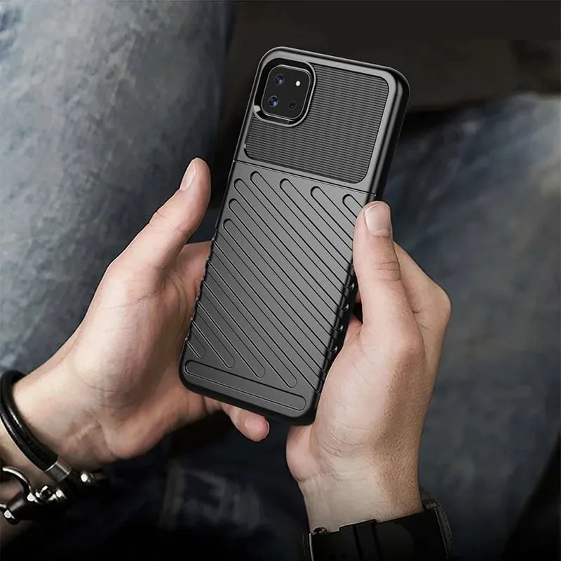 Mbështjellës Hurtel Thunder Case për Samsung Galaxy A22 5G, i zi - 7