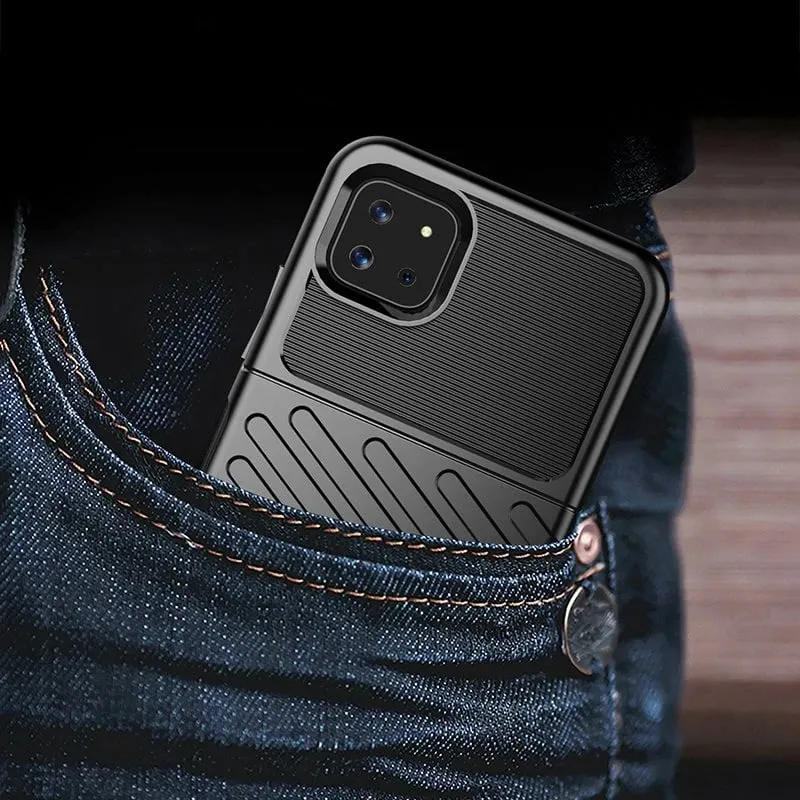 Mbështjellës Hurtel Thunder Case për Samsung Galaxy A22 5G, i zi - 8