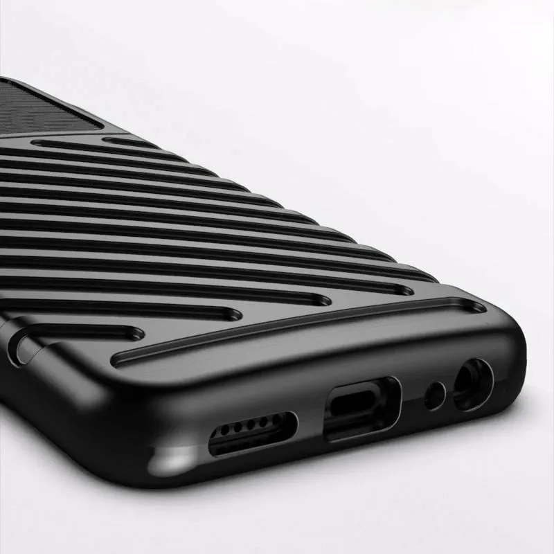 Mbështjellës Hurtel Thunder Case për Samsung Galaxy A22 5G, i zi - 10