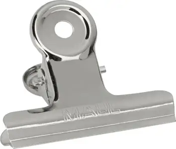 Kapëse letre Maul Letter Clip 50 mm, set 10 copë, argjendtë