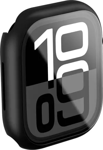 Mbështjellës AmazingThing Radix Glass për Apple Watch 42mm, i zi