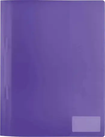 Dosje me kapëse Herma Fastener A4, set 3 copë, PP, vjollcë transparente
