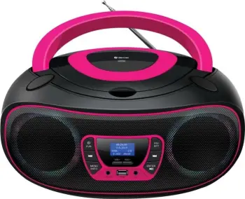 Boombox Denver DAB+ me Bluetooth, rozë