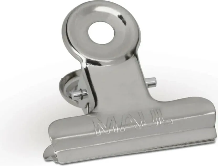 Kapëse letre MAUL Metal 21730-96, gjerësi 30 mm, kapje 10 mm, ngjyrë nikel - 1