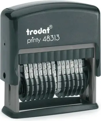 Vulë numeruese Trodat 48313, 13 shifra, 4 mm, self inking