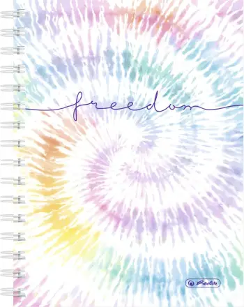 Fletore herlitz Batik Freedom, A5, 100 fletë, kapak i fortë, me katrorë, shumëngjyrëshe