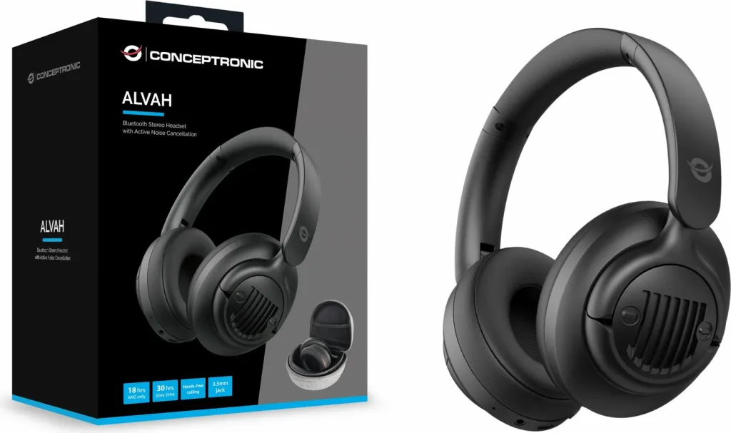 Kufje Bluetooth Stereo, pa tela, universale - 4