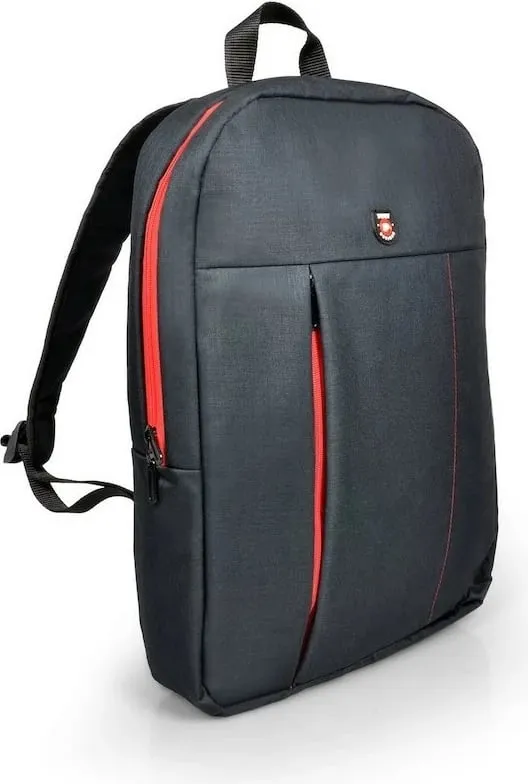 Rucksack PORT Designs Essential, për notebook/tablet deri 15.6", zi/kuqe - 5