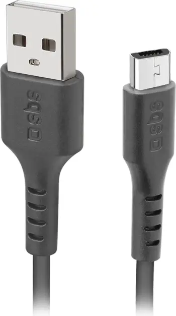 Kabllo USB SBS Mobile USB 2.0 A në Micro USB B, 2m, i zi