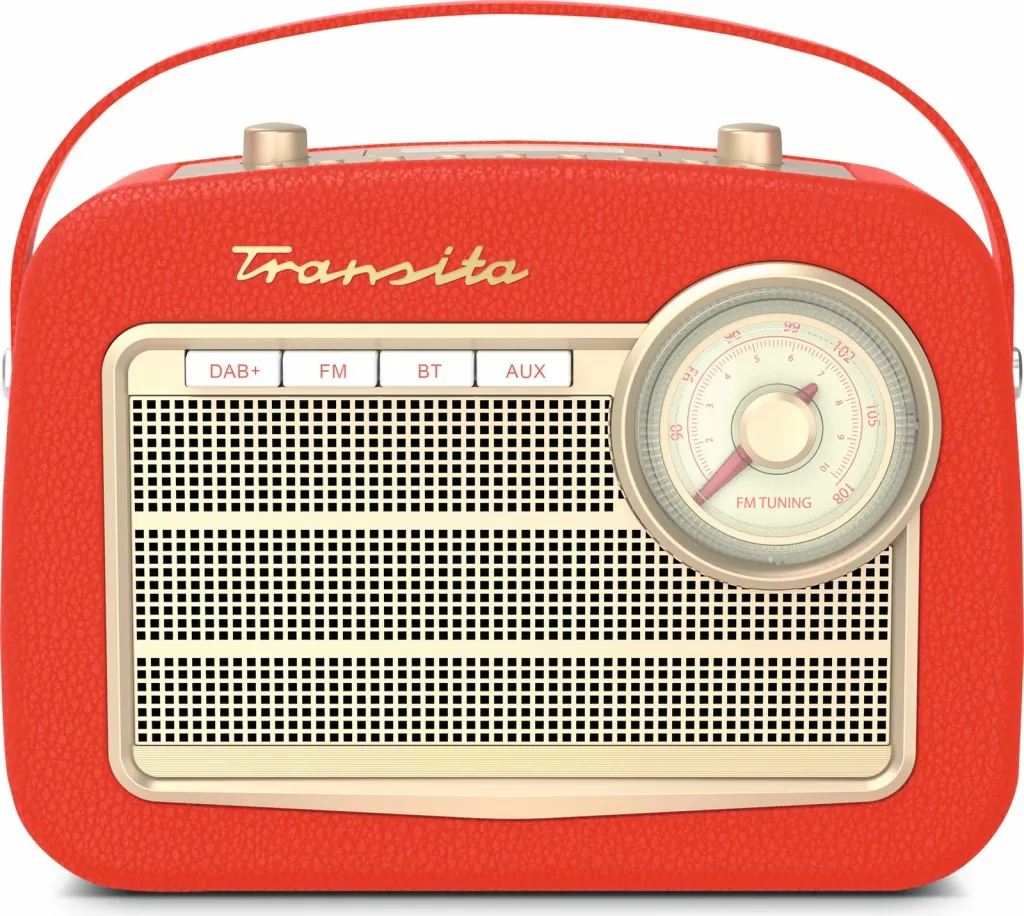 Radio TechniSat Transita 130, DAB+, FM, Bluetooth, AUX, e kuqe - 1