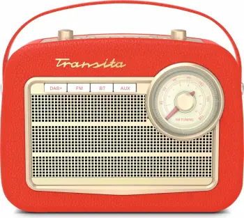 Radio TechniSat Transita 130, DAB+, FM, Bluetooth, AUX, e kuqe