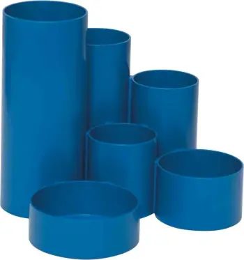 Mbajtëse stilolapsash Maul MAULtubo Recycling 4115637, 6 ndarje, blu