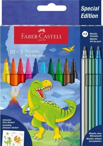 Set lapsash ngjyros FABER-CASTELL 554214, 13 ngjyra, ujë-bazë, shumëngjyrëshe