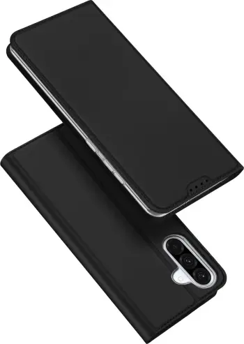 Mbështjellës Dux Ducis Skin Pro për Samsung Galaxy A36 5G / A56 5G, me kapak dhe xhep për kartela, i zi